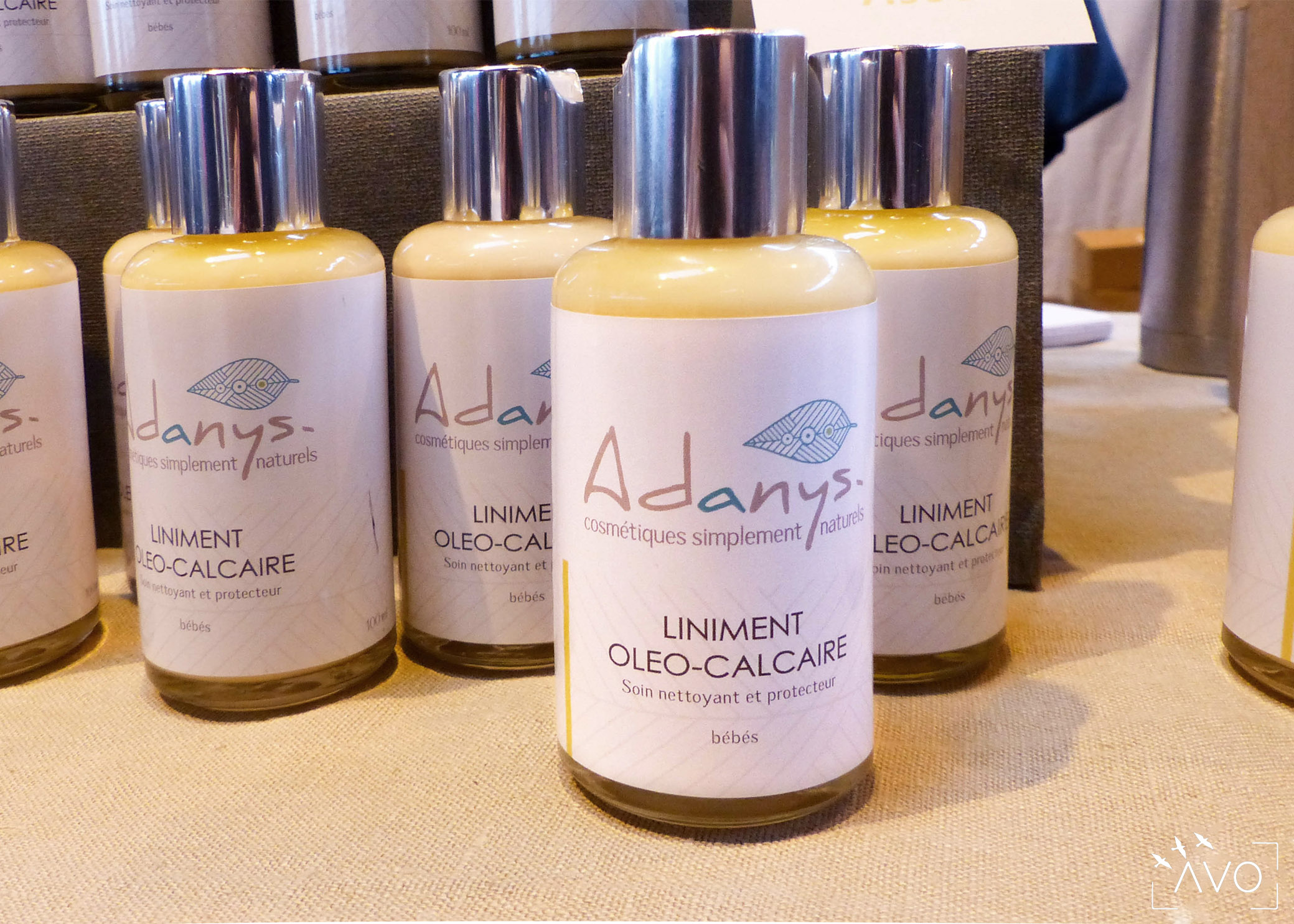 adanys cosmétiques liniment bain lingette huiles essentielles soin ingrédients biologiques auvergne bio crème huile